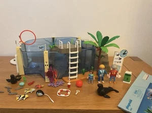 Playmobil Aquarium 9060 With Instructions Sealions Fish - Picture 1 of 8