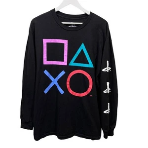 Camiseta PlayStation PS Siea Controller Gráfico Negro Logo 100% Algodón Para Hombre Mediu - Imagen 1 de 8