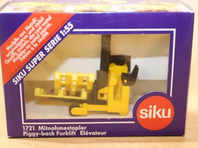 Siku - Mitnahmestapler,  Art. Nr. 1721,  unbespielt mit OVP - Bild 1 von 4