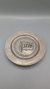 Untersetzer "1776" graviert Zinn Deko, Sammlerstück, Bladensburg - Bild 1 von 8