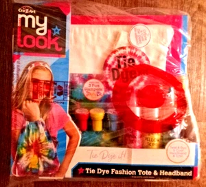Cra-Z-Art~My Look~Tie Dye Fashion Tote & Headband🪢DiY Teen Cool Twist Craft Set - Picture 1 of 3