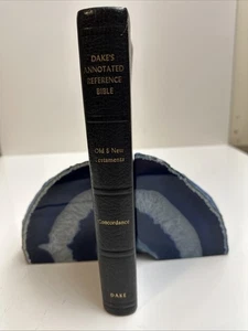 Dake's Annotated Reference Bible : Old & New Testaments (1971, Genuine Leather) - Foto 1 di 22