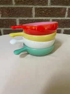 Vintage Glasbake Soup/Cereal Bowls w/handles Set if 4 - Picture 1 of 11