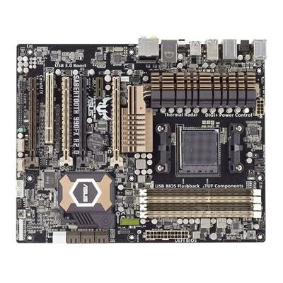 ASUS SABERTOOTH 990FX R2.0 Motherboard AMD 990FX DDR3 Socket AM3+ ATX - Image 1 of 3