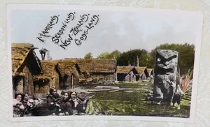 170e. TINTED PHOTO PC, MAORILAND, SEDDON-LAND, NEW ZEALAND, GODS-LAND / TIKI - Picture 1 of 2