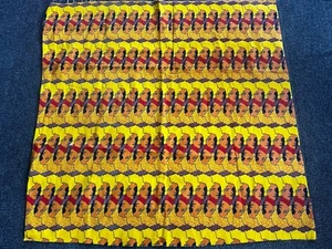 Psychedelic Faces Upholstery Fabric Andy Warhol Beatles Style 44"W x 1.2 Yards - Picture 1 of 8