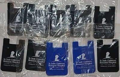 Phone Wallet Stick On Multi Purpose Silicone Card Holder St. Jude Children's X10 - Image 1 of 4