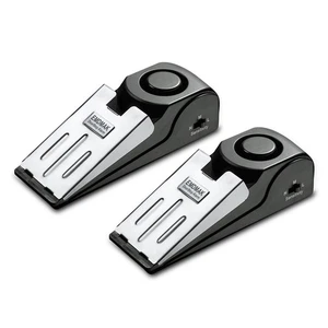 Door Stop Alarm with 120DB Siren Door Stop for Home & Travel (Black) (Pack of 2) - Picture 1 of 7