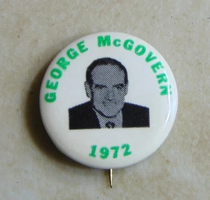 George McGovern 1972 campaign pin button political - Picture 1 of 1