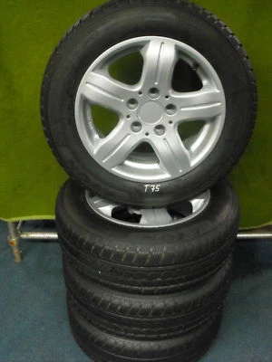 4St.MB-Alu-Winterkompletträder 7x15  ET35   5x112(T75) - Bild 1 von 3