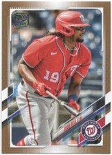 2021 Topps Update Series #US50 JOSH BELL "GOLD BORDER" Parallel Card #0900/2021