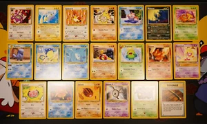 MP/HP(Unlimited)COMPLETE Pokemon NEO REVELATION Set 20-Card COMMON Non-Holo PLAY - Picture 1 of 3