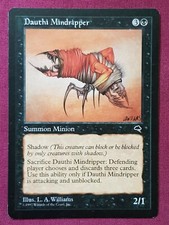 Magic The Gathering TEMPEST DAUTHI MINDRIPPER single black card MTG