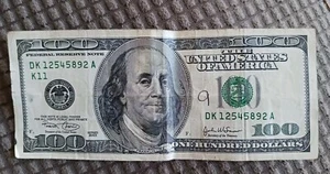 2003 $100 Bill Vintage One Hundred Dollar Bank Note - Picture 1 of 2