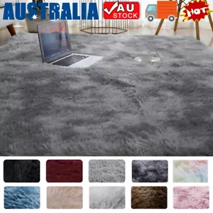 Floor Rug Rugs Fluffy Area Carpet Shaggy Soft Large Pads Living Room Bedroom Pad - Picture 1 of 18