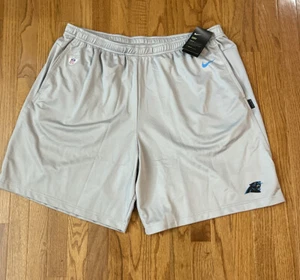 Pantalones cortos de rendimiento seco Nike Carolina Panthers para hombre Nike Carolina Panthers nuevos con etiquetas 3xl - Imagen 1 de 2