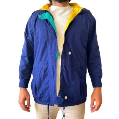 Chaqueta azul vintage Braefair Port para hombre Foto 1 de 4