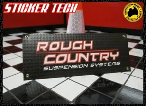 1/10 1/12 1/8 SCALE ROUGH COUNTRY SUSPENSION RC GARAGE WORK SHOP BANNER RC4WD - Picture 1 of 2