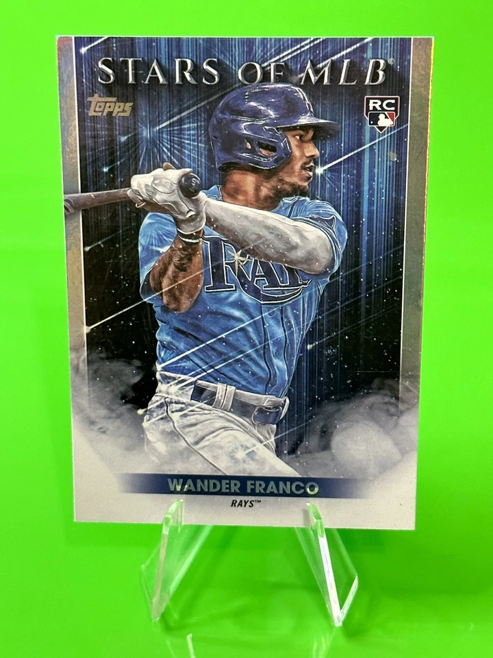 ⚾⚾2022 Topps Series 1 Stars of MLB #SMLB-20 Wander Franco Rookie RC, Rays!!⚾⚾ - Image 1 of 3