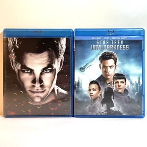 STAR TREK / STAR TREK INTO DARKNESS (Blu-Ray Lot) Action Adventure Sci-Fi - Picture 1 of 9