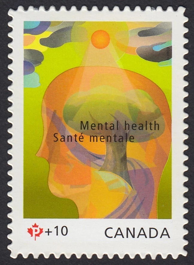 SALUD MENTAL = Paquete trimestral sello folleto troquelado = Canadá 2009 #B15i BOB MNH Foto 1 de 1