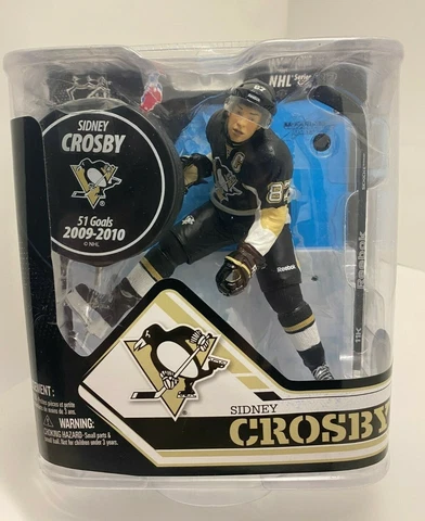 Sidney Crosby - 51 Goals - 2009-2010 Season Pittsburgh NHL Series 32 Figure RARE Cover