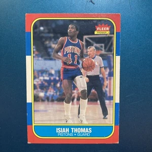 Isiah Thomas HOF Kolben 1986 Fleer Basketball #109 Rookie Karte - Bild 1 von 4