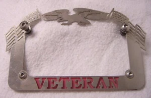 USA Veteran License Plate Frame - Picture 1 of 4