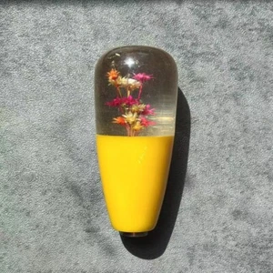 RARE! Vintage Japan Dried Flower Shift Gear Knob JDM Thread Size 8mm x 1.25 NOS - Picture 1 of 4