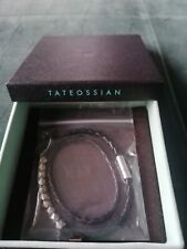Tateossian mens leather bracelet 