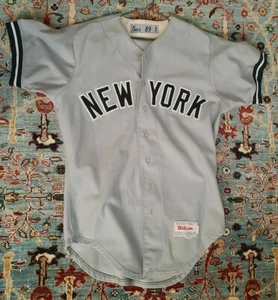 Steve Sax Game Jersey and Pants Set MLB New York Yankees Ex Cond  - Picture 1 of 6