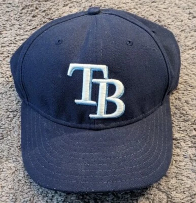 New Era 59Fifty MLB Authentic Tampa Bay Rays Fitted Baseball Hat Size 7 1/8 - Image 1 of 4