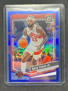 donruss optic #49 gary trent jr blue prizm /49 - Picture 1 of 2