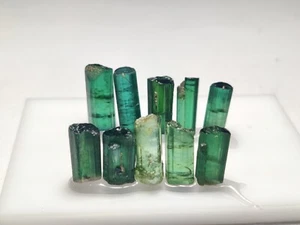 Finest Quality Natural Tourmaline Crystals 8.7 Grams Rough Gemstone From Africa - Picture 1 of 5