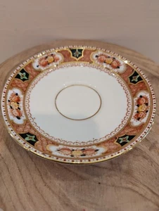Royal Albert Crown Imari/Devon Style Saucer - Picture 1 of 4