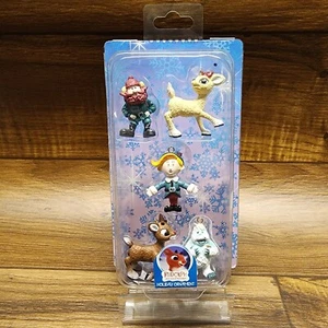 Enesco Rudolph the Red Nosed Reindeer Christmas Ornaments Set - Picture 1 of 6