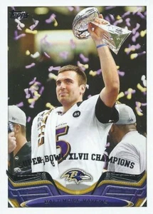 Baltimore Ravens 2013 Topps Team Set Joe Flacco Super Bowl Terrell Suggs Plus - Picture 1 of 3