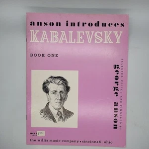 Ansen Introduces Kabalvski Book 1Vintage Sheet Music Book - Picture 1 of 4