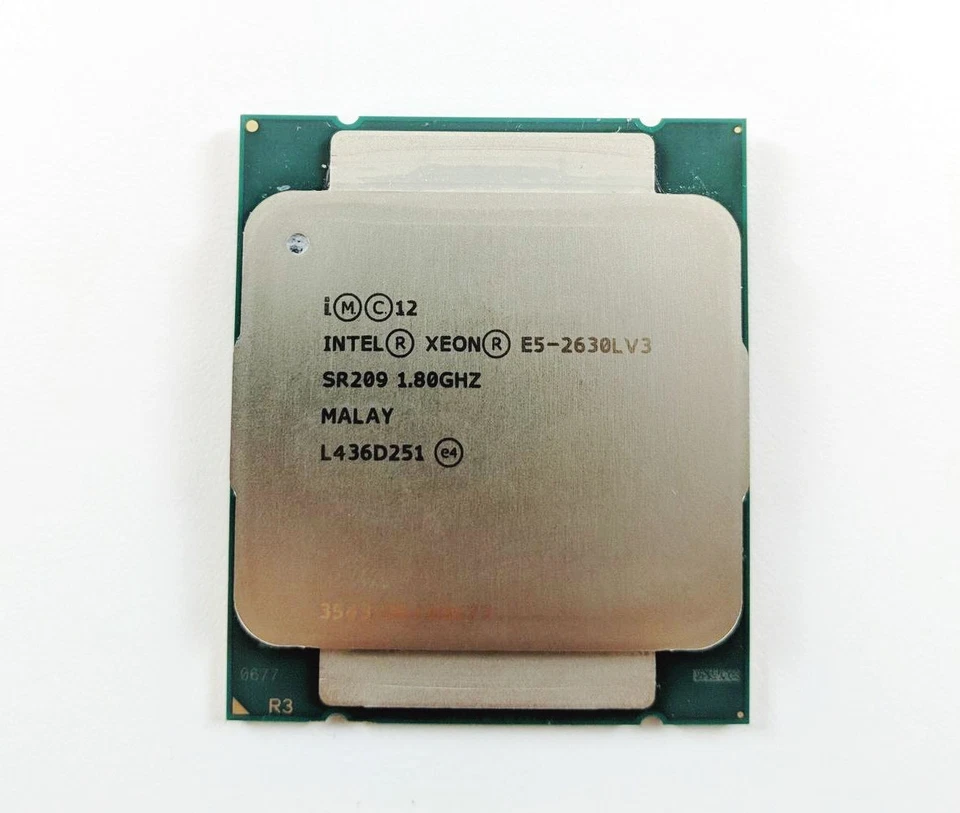 Intel Xeon E5-2630L V3 1.8 GHz 8 Cores 55W L3 35MB SR209 CPU Processor - Image 1 of 2