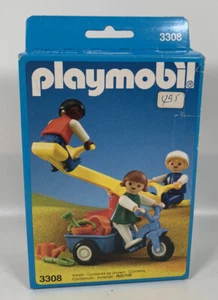Vintage 1988 Playmobil 3308 Wippe Kinder spielen mit Dreirad NEU Neu in OVP - Bild 1 von 6