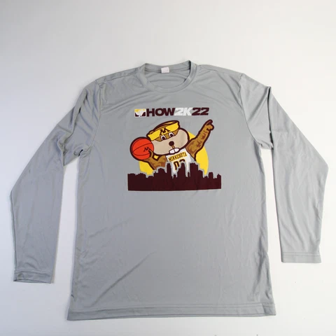 Minnesota Golden Gophers Sport-Tek Long Sleeve Shirt Men's Gray Used Cover