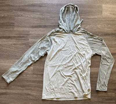 RVCA Hombre Pullover Sudadera con Capucha Blanco Verde Manga Larga Camisa Grande Y2K Patinador Surfista Foto 1 de 4