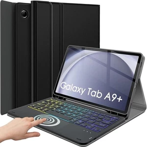 Backlit Touchpad Keyboard Case for Samsung Galaxy Tab A9 Plus 11 Inch 2023 Re... - Picture 1 of 7