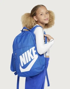 Nike Elemental Backpack Kids Sports Bag Casual Travel 20L Blue DR6084 480 New - Picture 1 of 6