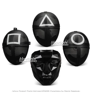 Anime Mask Guard Shape TV Show Prop Costume FrontMan Circle Triangle Square - Picture 1 of 31