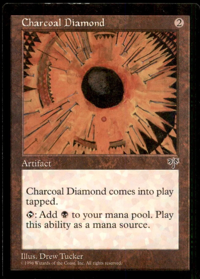MTG Charcoal Diamond LP Light Play Mirage [5464] - Image 1 of 1
