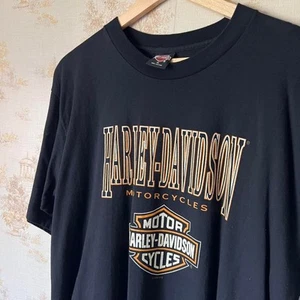 90s Deadstock Harley Davidson Ft Myers Florida T-Shirt 22x31” - Picture 1 of 8