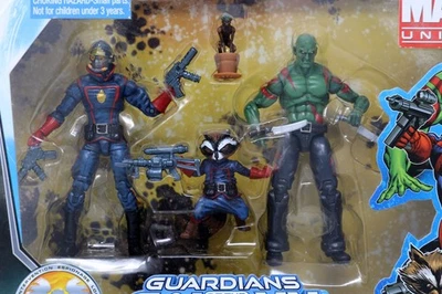 Нераспечатанный набор фигурок Marvel Universe серия Guardians Of The Galaxy 3 3/4 дюйма - Изображение 1 из 4