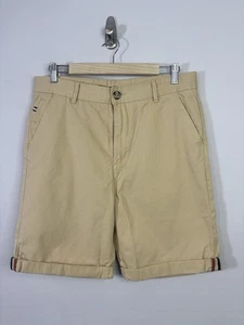Kangol Men’s Chino Shorts Size Medium 34 Waist Light Brown - Picture 1 of 9