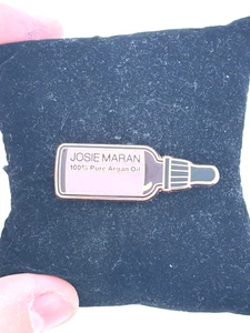 Josie Maran bottiglia olio di Argan puro 100% nuovo smalto cappello bavero giacca cordino spilla - Foto 1 di 2